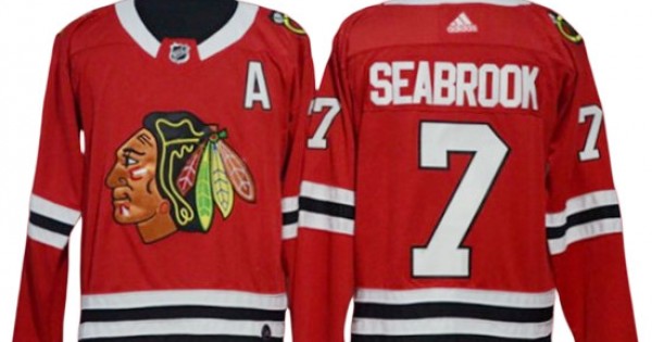 brent seabrook alternate captain jersey